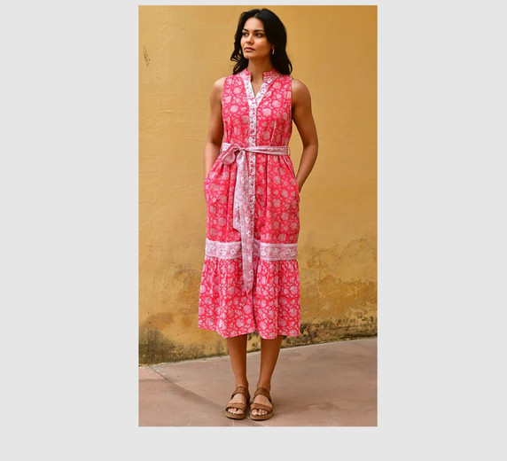 Azure and Indigo Camilla Sundress