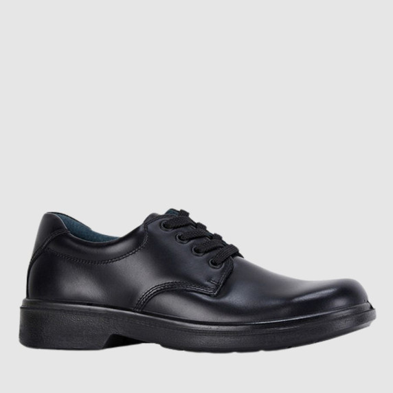 Clarks Daytona Inj Black Lace Senior School Shoe