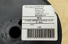Pet Fence 14Awg Solid Pe30 Direct Burial Steel Core Wire 1000' Spool