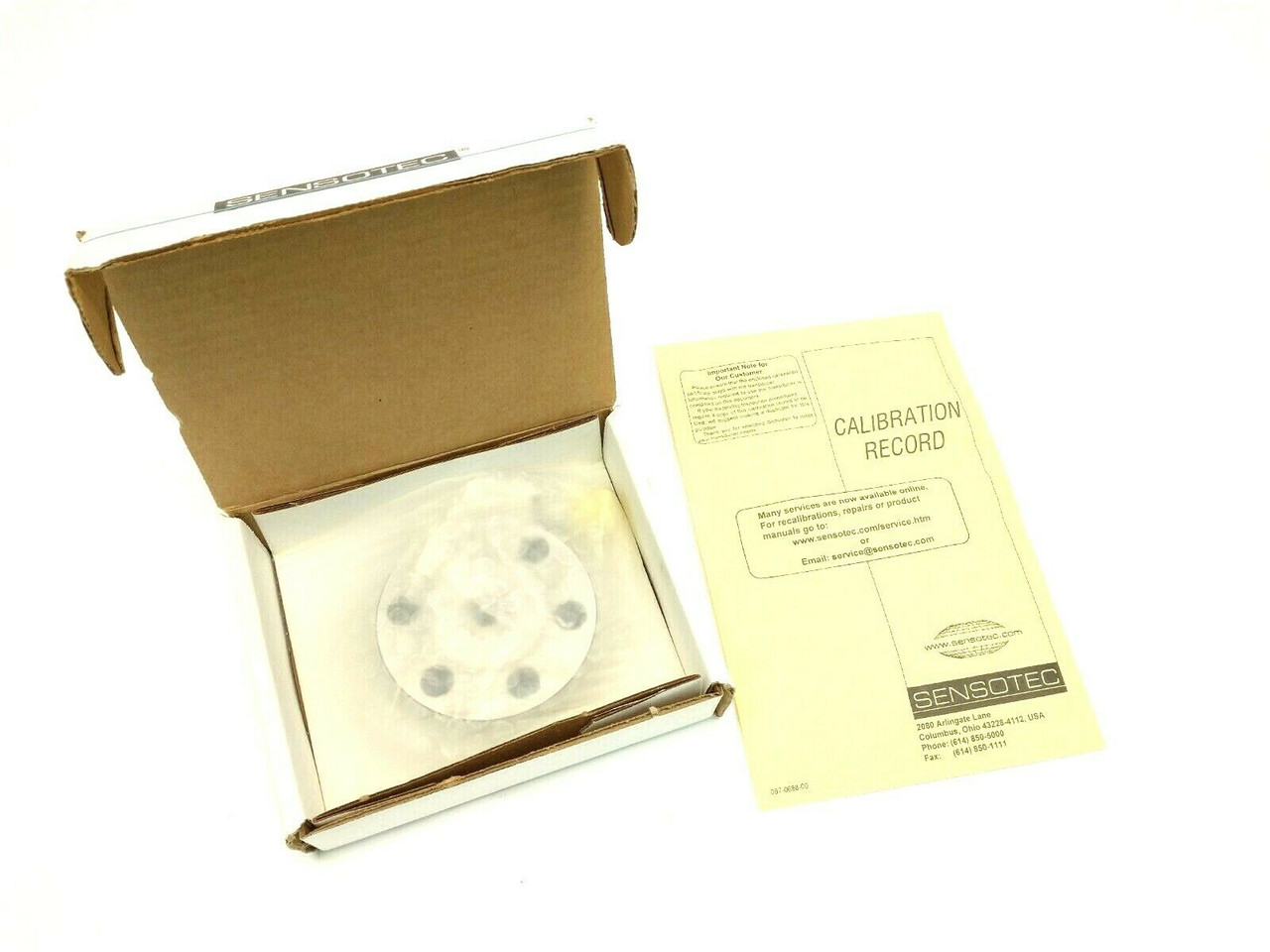 Sensotec 41/057201 Precision Low Profile Load Cell 10 Vdc 2000 Lbs