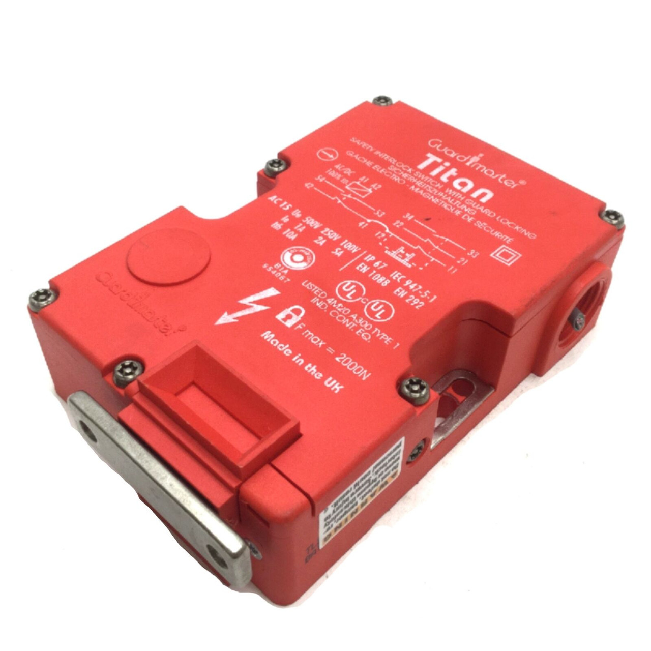 Guardmaster Interlock Allen-Bradley Tls-1 27001 Guardmaster Titan Locking Safety Interlock ...