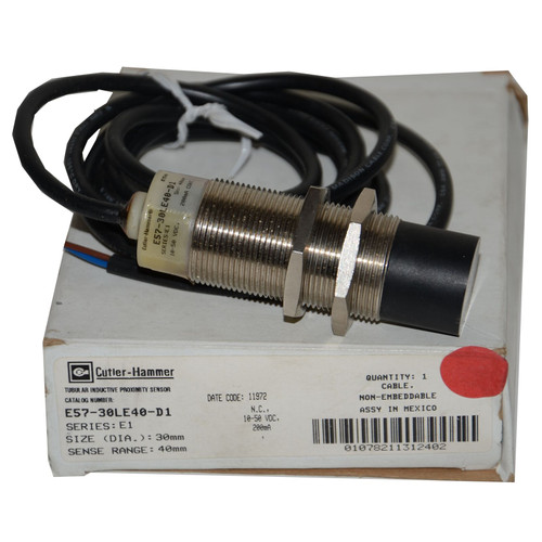 E57-30Le40-D1 Cutler-Hammer Tubular Inductive Proximity Sensor
