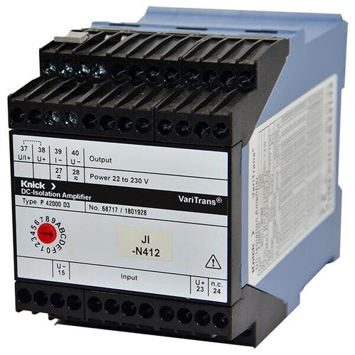 P42000D3 Knick 230Vac/Dc 1.2W Isolation Amplifier Varitrans