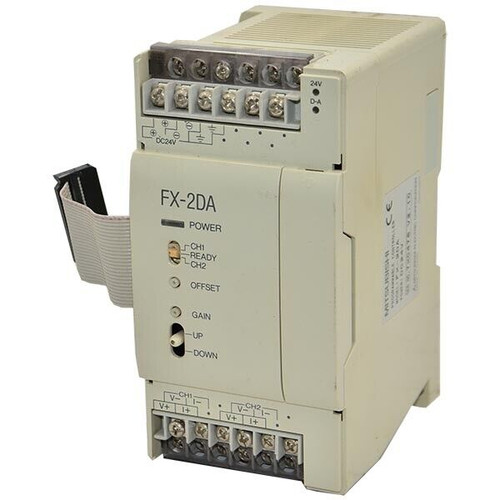 Fx-2Da Mitsubishi 24Vdc 2Pt Analog Output Melsec