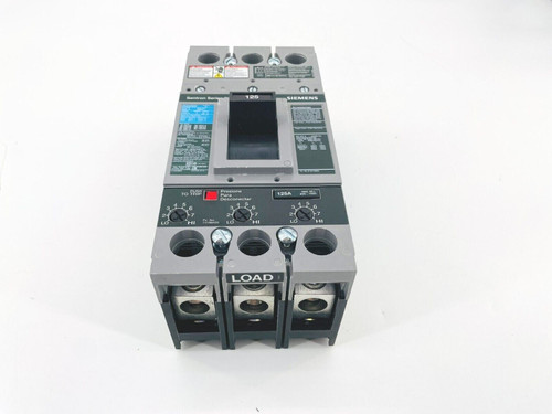 Siemens Fd63B125 Circuit Breaker 125A 600V 3P