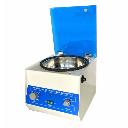 100w high speed microhematocrit centrifuge lab instrument horizontal turntable