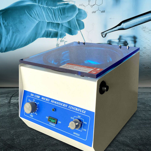 110v electric centrifuge 100w hematocrit microhematocrit high-speed centrifuge