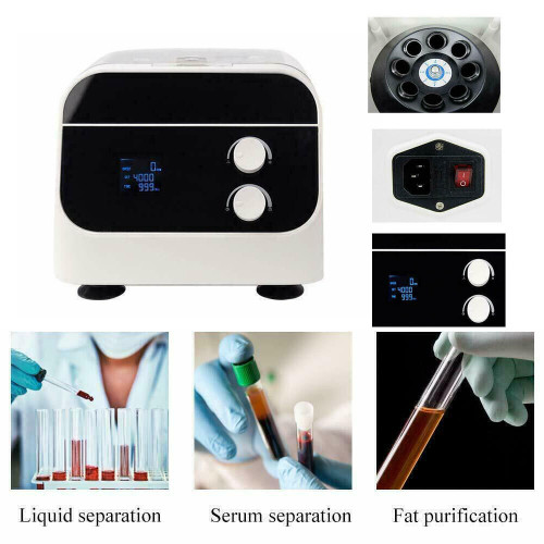 electric bench top centrifuge digital prp serum separator fr medical lab 4000rpm