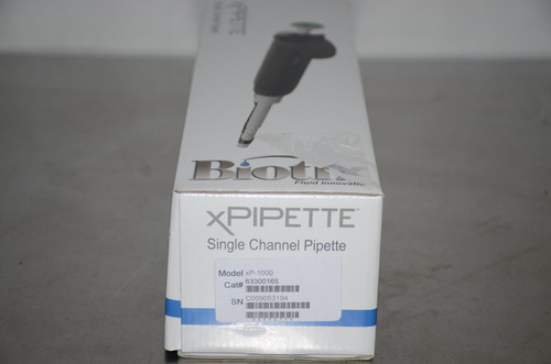 biotix xp-1000 single channel adjustable xpipette 63300165 100-1000ul