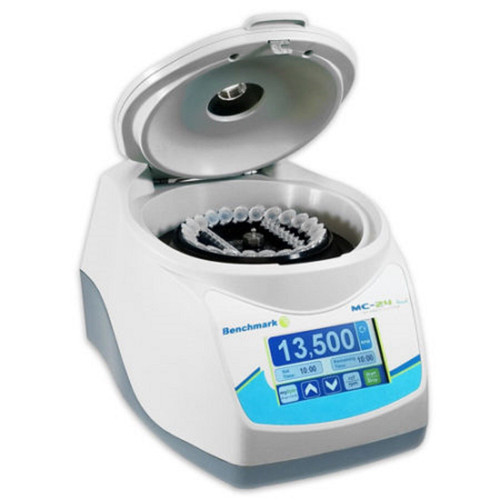 benchmark scientific mc-24 high speed microcentrifuge with combi-rotor c2417