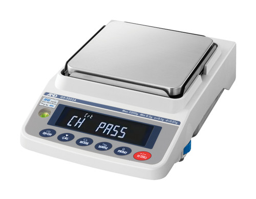 a&d apollo gf-3002a precision balance, 3200g x 0.01g with external calibration