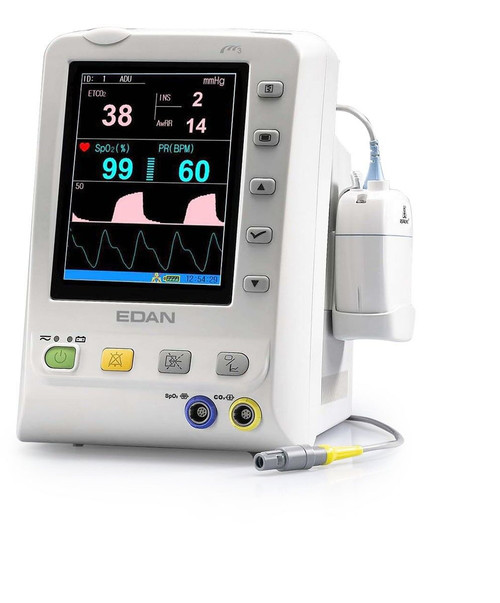 edan m3b vital signs monitor respironics capnostat5 mainstream etco2 & edan spo2