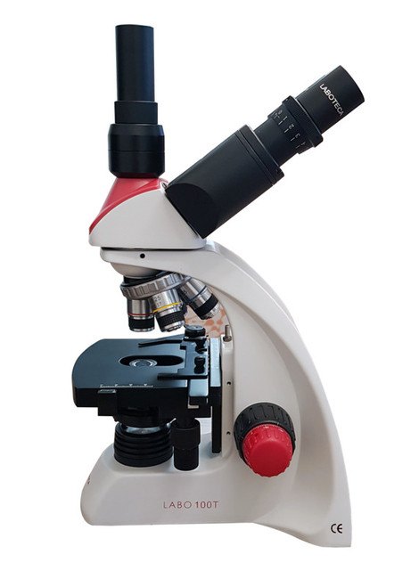 velab labo100t biological achromatic trinocular microscope