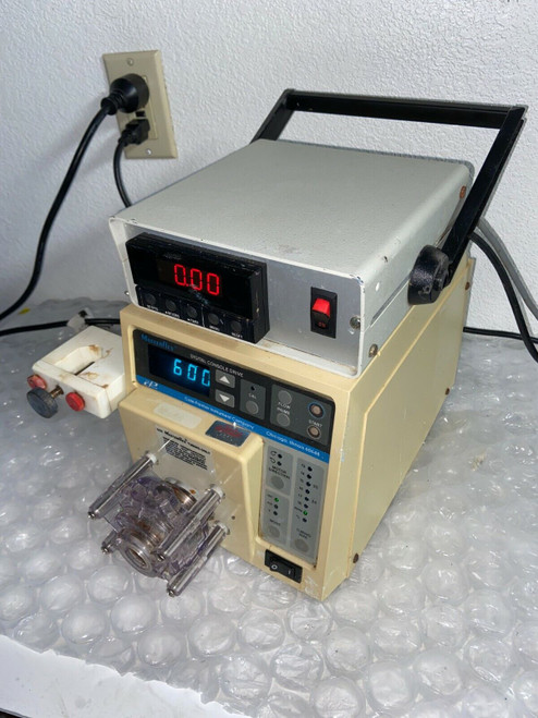 600 rpm cole-parmer masterflex peristaltic pump 7523-20 w/ 701-21 pump head