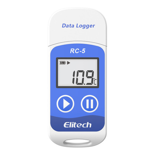 Elitech Rc-5 Usb Reusable Temperature Data Logger Temp Recorder With Pdf Report