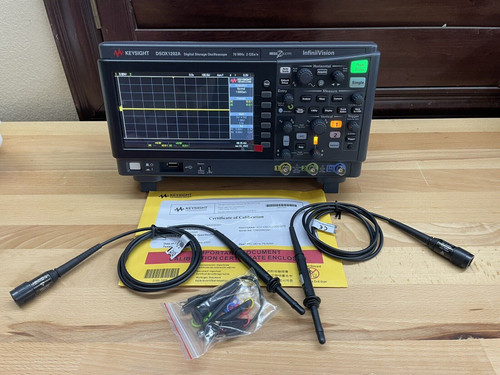 Keysight Infiniivision Dsox1202A 1000 X-Series 2Ch Oscilloscope 70 Mhz 1/22 Cal