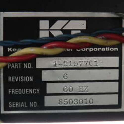 Kearney & Trecker 1-2197701 Rev. 6 Control Module Power Supply