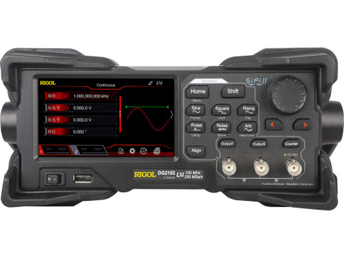 Rigol Dg2102 - Two Channel, 100 Mhz Function / Arbitrary Waveform Generator