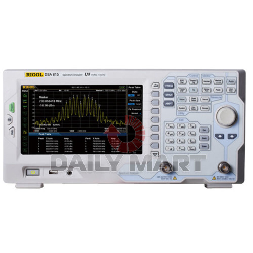 Rigol Dsa815 Spectrum Analyzer All-Digital 9 Khz - 1.5 Ghz