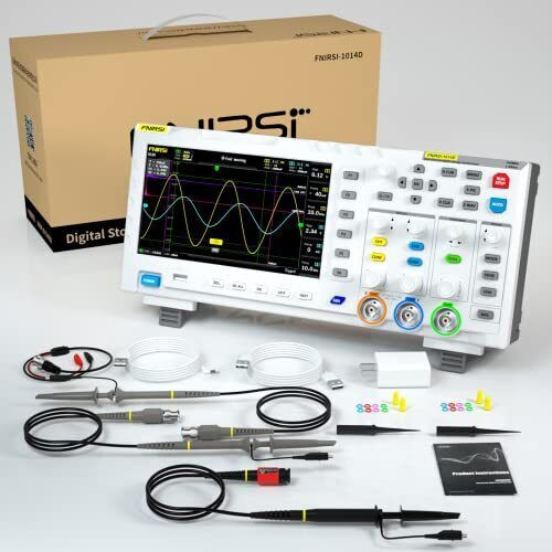 Fnirsi-1014D Dual-Channel Digital Oscilloscope Includes Signal Generator Functio
