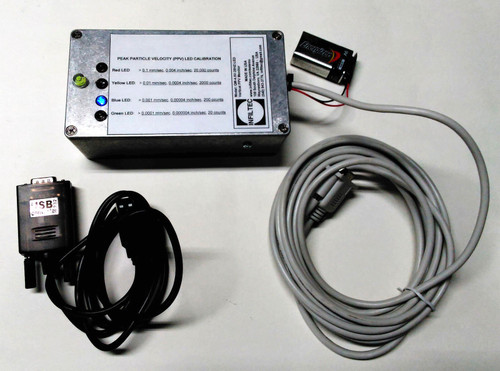 Infiltec Qm-4.5V-20Hz-Led Seismometer Monitors Blasting & Traffic Vibration Ppv
