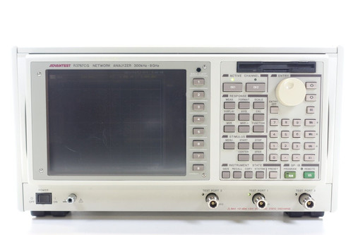 Advantest R3767Cg Network Analyzer - 300 Khz - 8 Ghz; Opt: 11