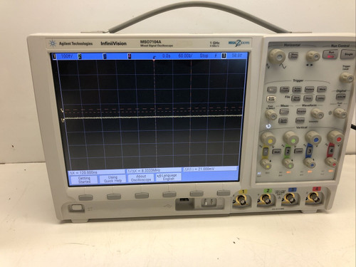 Keysight Agilent Mso7104A 1Ghz Oscilloscope Agilent Technologies Infiniivision