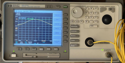 Hp 86143A Optical Spectrum Analyzer Opt 006 (Calibrator)