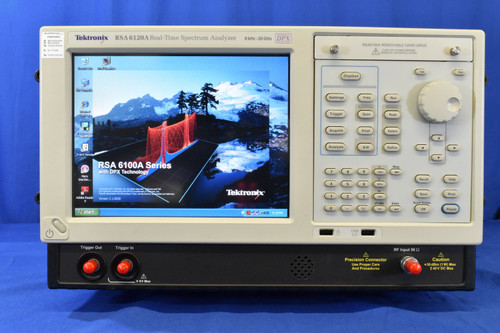 Tektronix Rsa6120A Real Time Spectrum Analyzer, 9 Khz To 20 Ghz