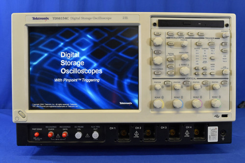 Tektronix Tds6154C 15 Ghz 4 Channel Oscilloscope, 15 Ghz Calibrated