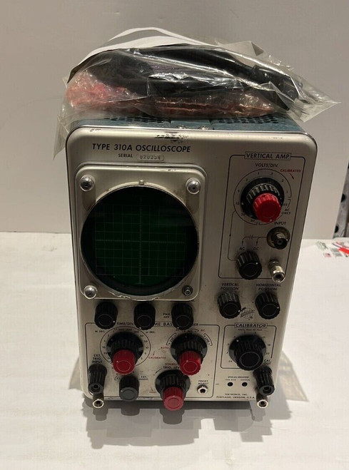 Tektronix 310A Oscilloscope With Power Cord Works