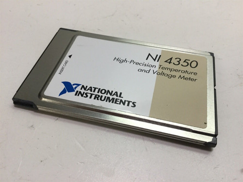 National Instruments Ni 4350 High-Precision Temperature And Voltage Meter Card
