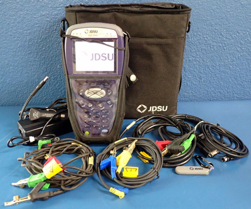 JDSU HST-3000 Cable Tester w/ Copper Option CUADSL2-TX ANX A Test Mod & AC Adapt