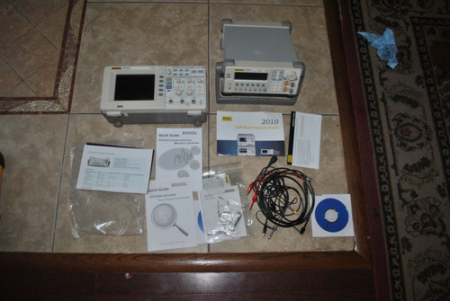 Rigol 1052E Digital Oscilloscope And Rigol Dg 1022 Waveform Generater