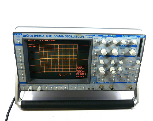 Lecroy 9450A Dual 300 Mhz Oscilloscope 400 Ms/S 10 Gs/S