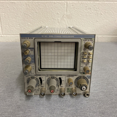 Tektronix Sc503 Oscilloscope 10 Mhz Analog Oscilloscope