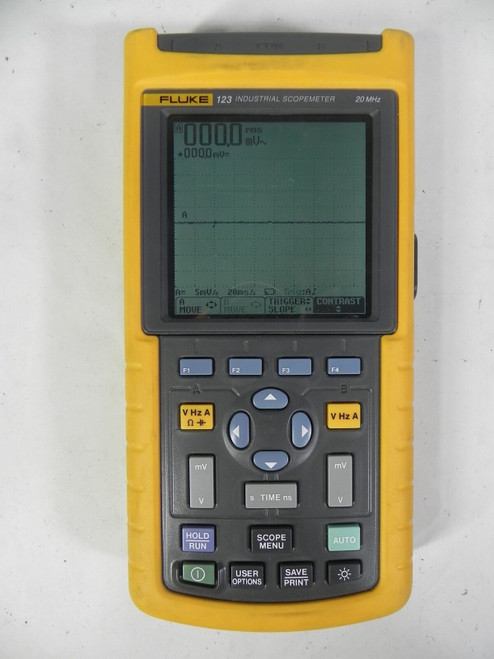 Fluke 123 Scopemeter Handheld Oscilloscope - Meter Only