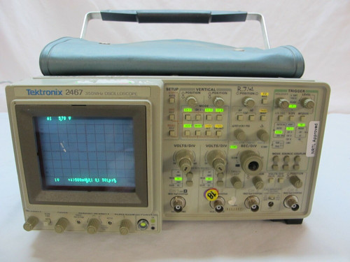 Tektronix 2467 4-Channel 400Mhz High Writing Speed Oscilloscope