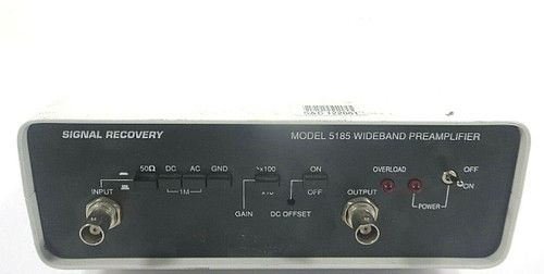 Signal Recovery Model 5185 Wideband Preamplifier Preamplifier -