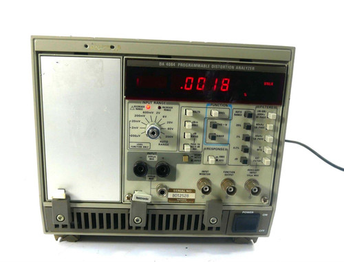 Tektronix Da 4084 Programmable Distortion Analyzer -