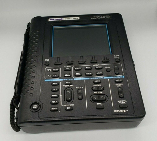 Tektronix Ths730A Handheld Digital Oscilloscope 200Mhz W/ Battery & Charger