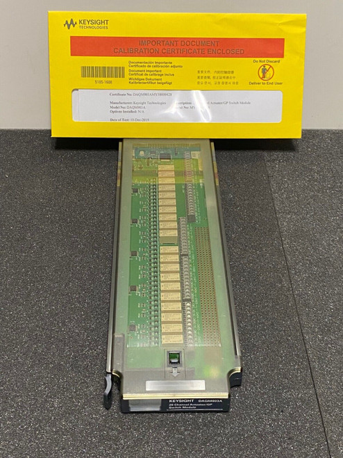 Keysight Daqm903A 20-Channel Actuator / Gp Switch Module For Daq97Xa Series