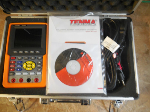 Tenma 72-8474 Portable Oscilloscope + Multimeter Combo W/Case + Accessories