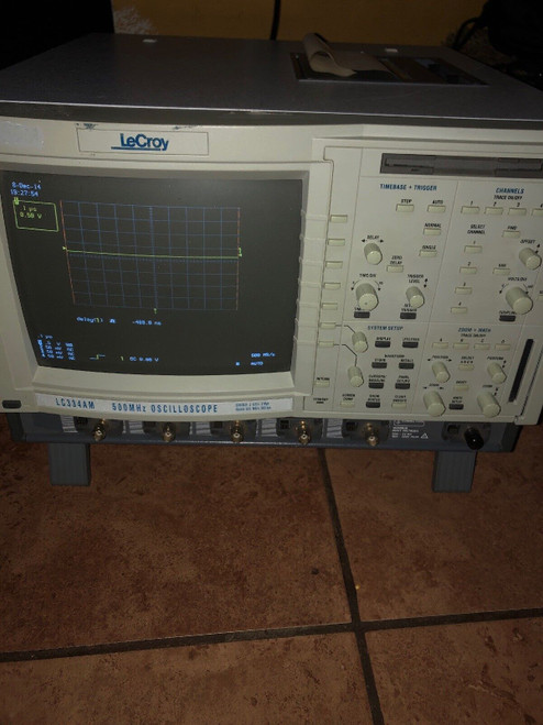 Lecroy 4 Channel 500Mhz Color Oscilloscope Lc334Am