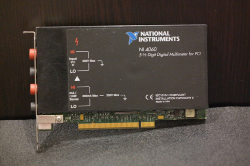 National Instruments Ni 4060 5 1/2 Digit Digital Multimeter For Pci 184638D-01