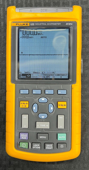 Fluke 123/S Scopemeter With Hard Case And Accessories