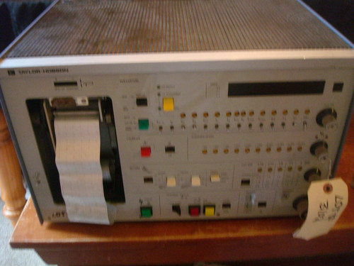 Rank Taylor Hobson Processor Recorder Control Data 5M Model # 112 / 1604-34