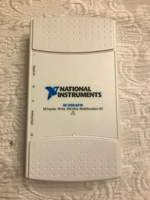 National Instruments Usb-6210, 16 Inputs, 16-Bit, 240 Ks/S, Multifunction I/O