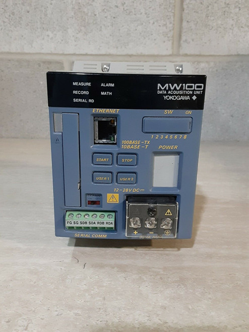 Yokogawa Mw100-E-3W/C3/M1 Data Acquisition Main Unit Module, Modbus 12-28Vdc Pwr