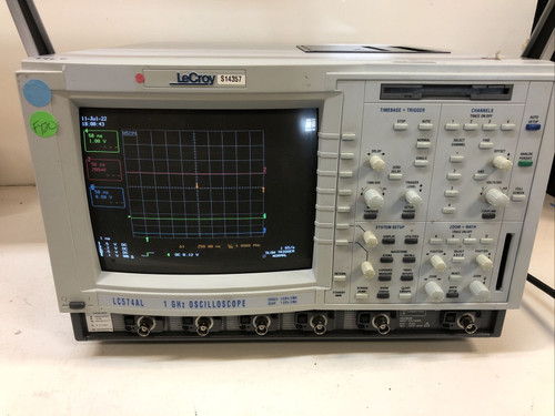 Lecroy Lc574Al Digital 1 Ghz 4 Channel Oscilloscope